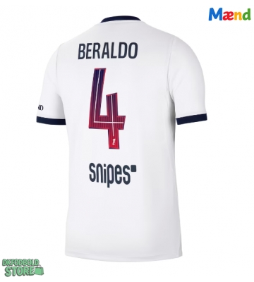 Paris Saint-Germain Lucas Beraldo #4 Replika Udebanetrøje 2026-27 Kortærmet